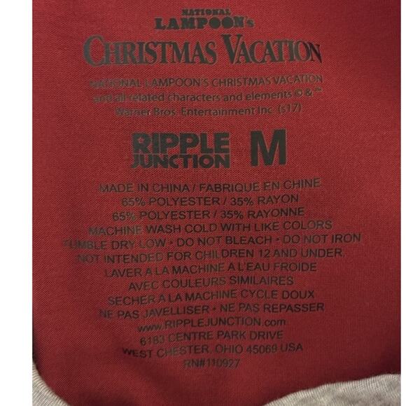 National Lampoons Christmas Vacation Women's Med Tee "Griswold Family Christmas" - Picture 4 of 7